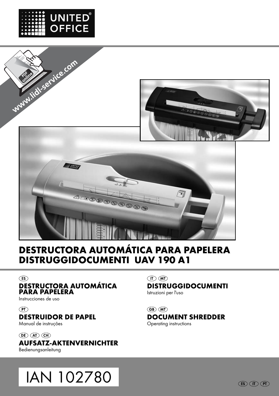 United Office Uav 190 A1 User Manual 34 Pages Also For Uav 150 A1