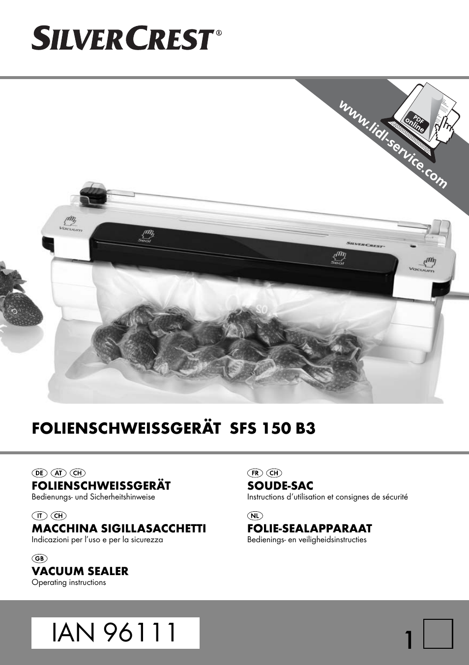 heuvel Voorzieningen Booth Silvercrest SFS 150 B3 User Manual | 73 pages