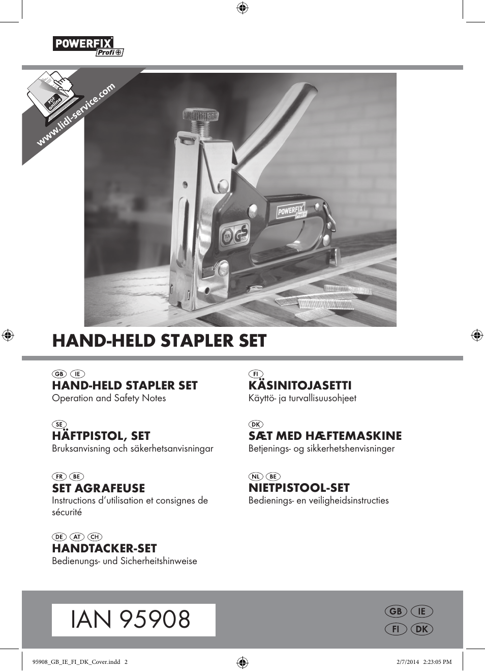 Image of Powerfix Z16531 agrafeuse and stapler