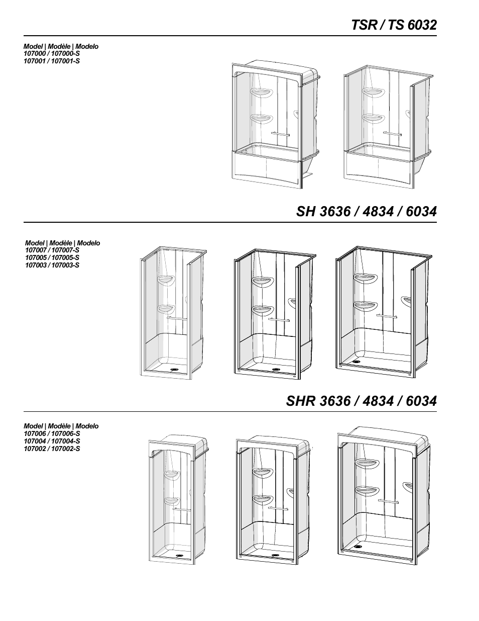 maax rubix 6032 installation instructions