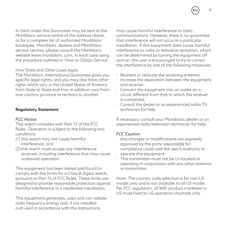 montblanc summit 2 user manual