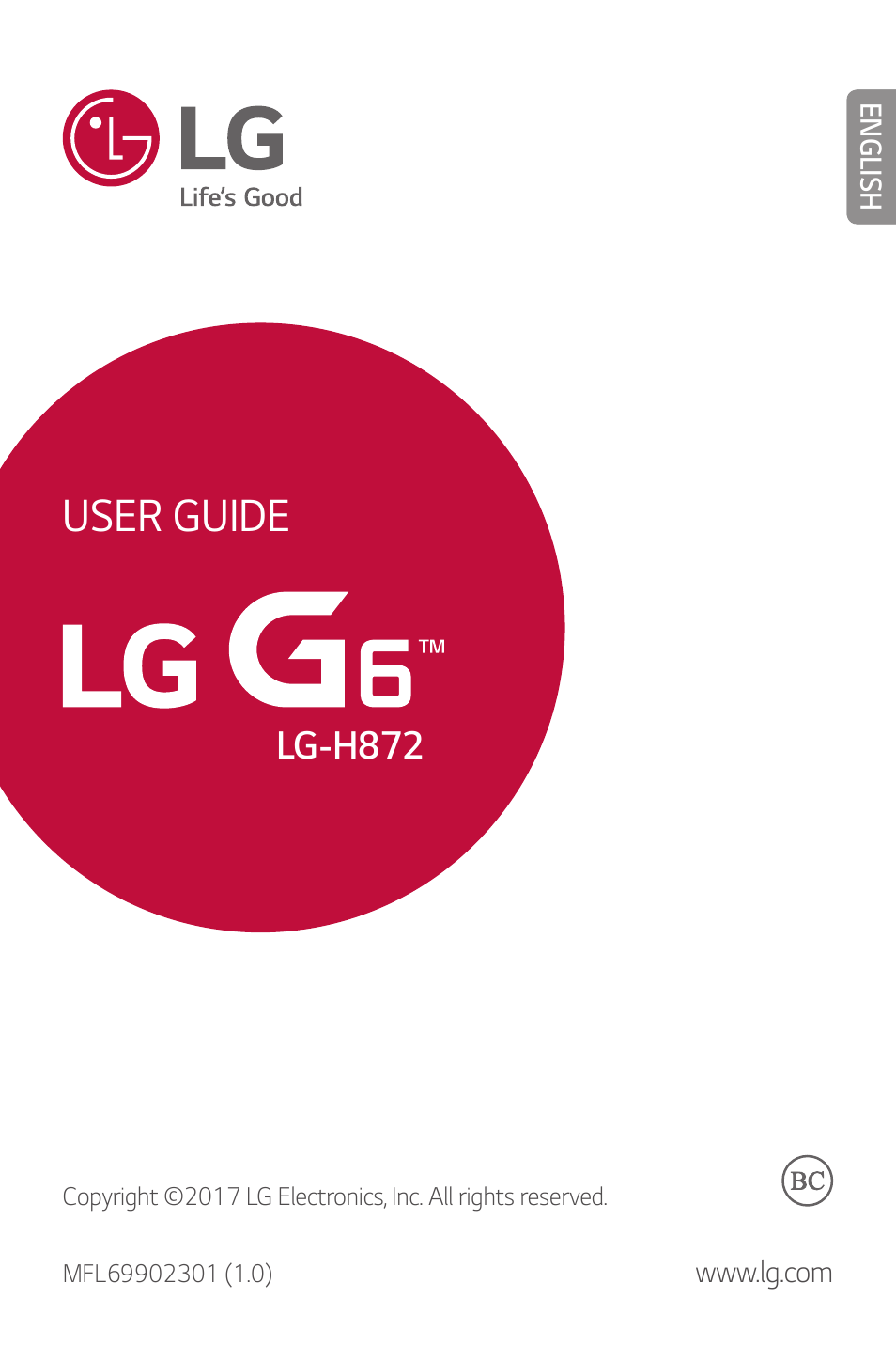LG G6 H872 User Manual | 183 pages