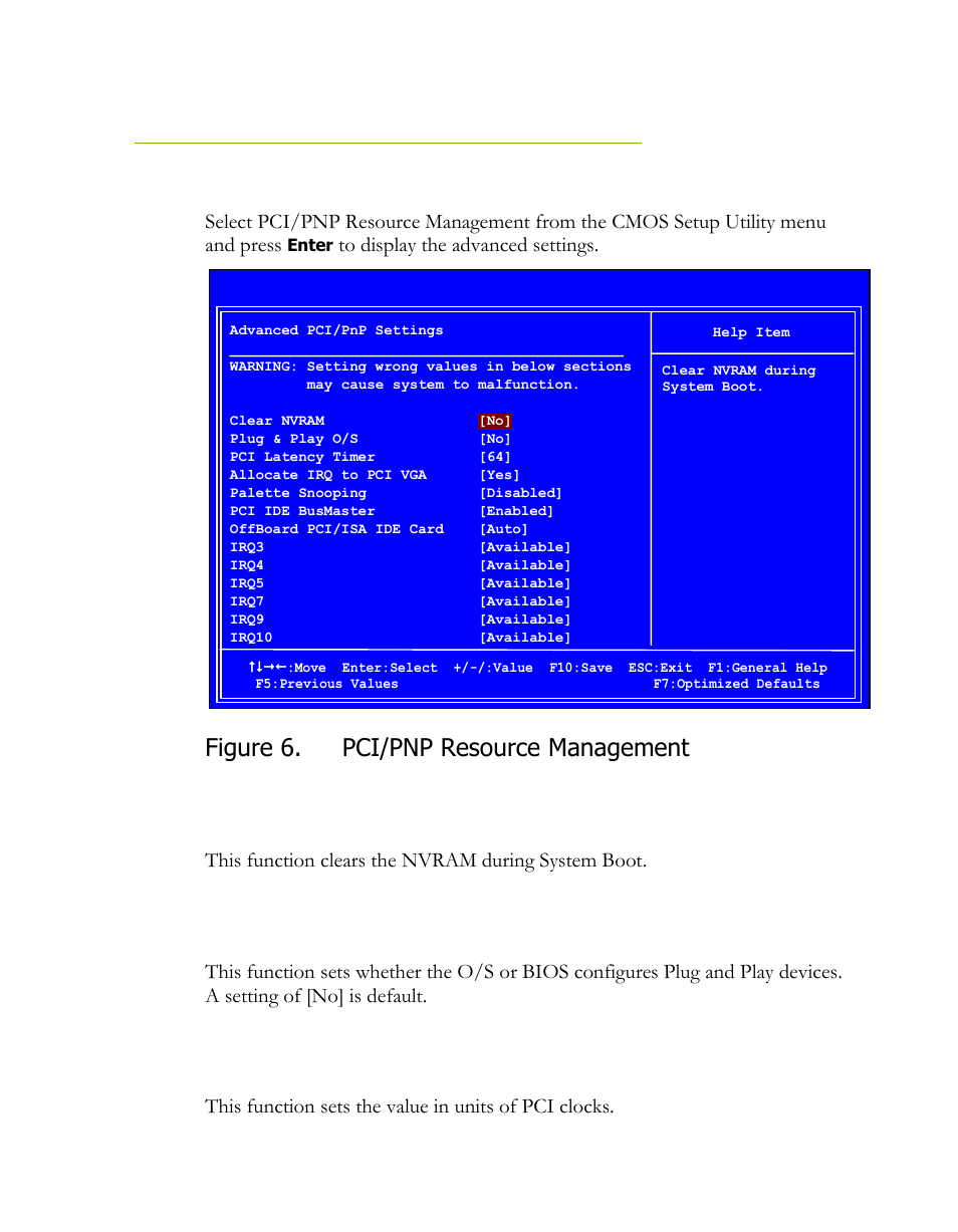 clear nvram during system boot