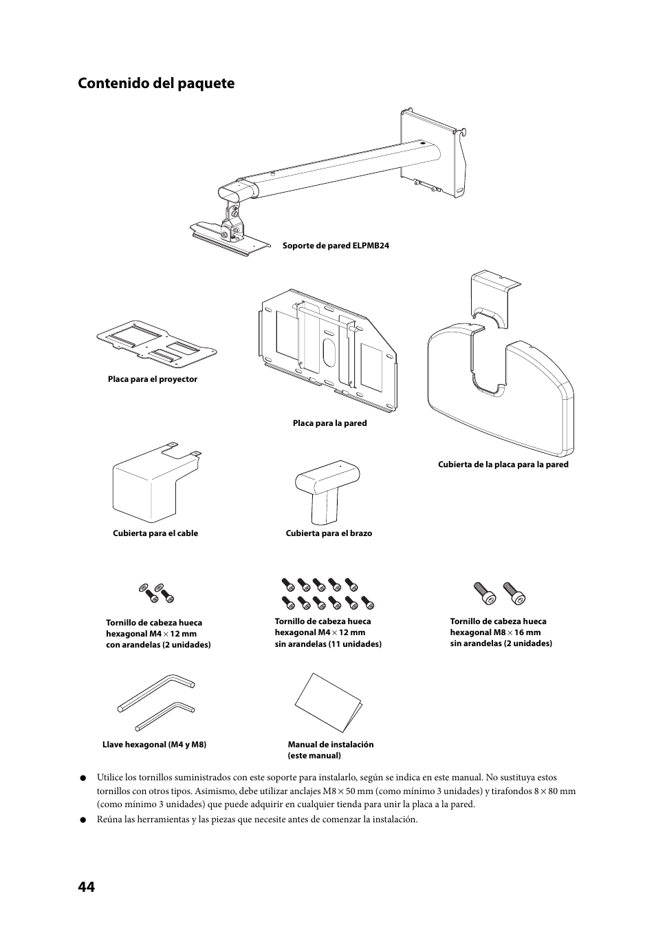 Epson ELPMB24 User Manual | Page 44 