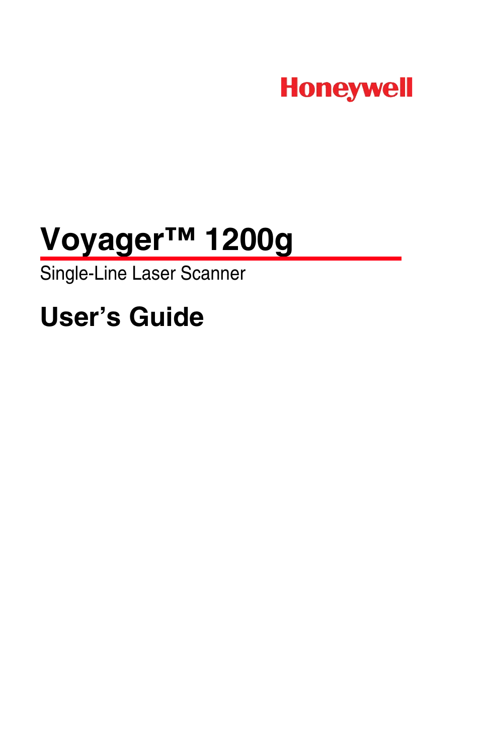 honeywell 1202g voyager manual