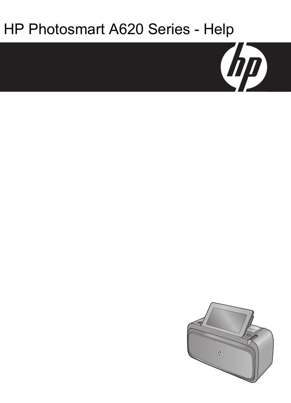 HP A620 Photosmart Compact Photo Printer 