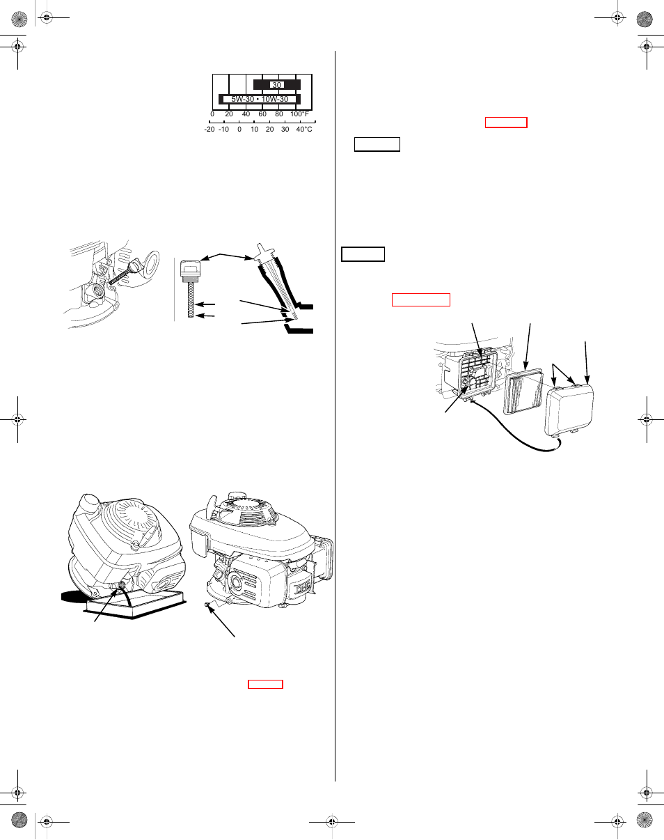Engine Oil Air Cleaner Honda Gcv190 User Manual Page 7 48