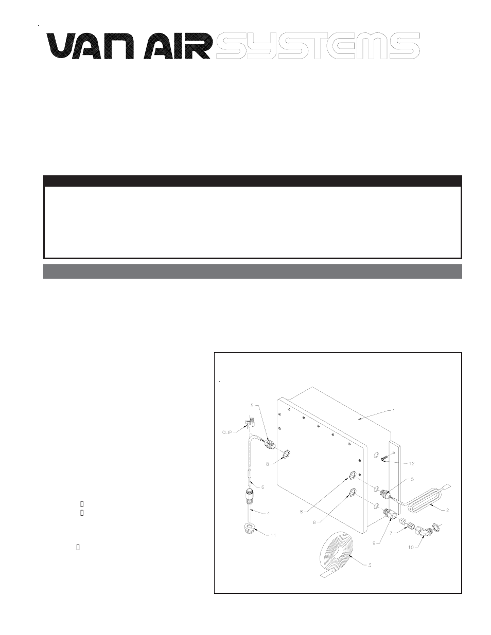 Van Air Systems FP-4 Kit User Manual | 44 pages