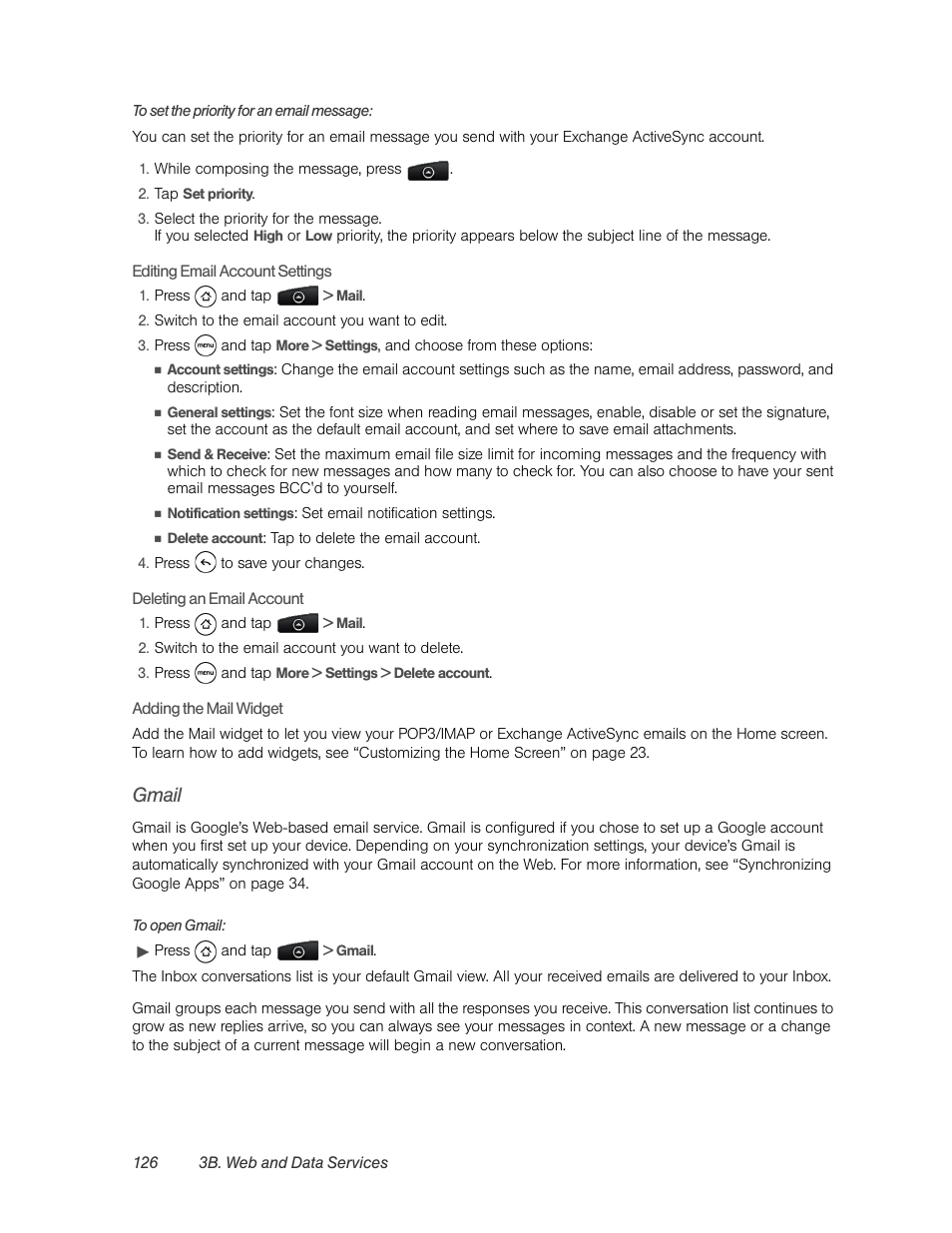 Gmail | HTC EVO 4G User Manual | Page 136 / 197