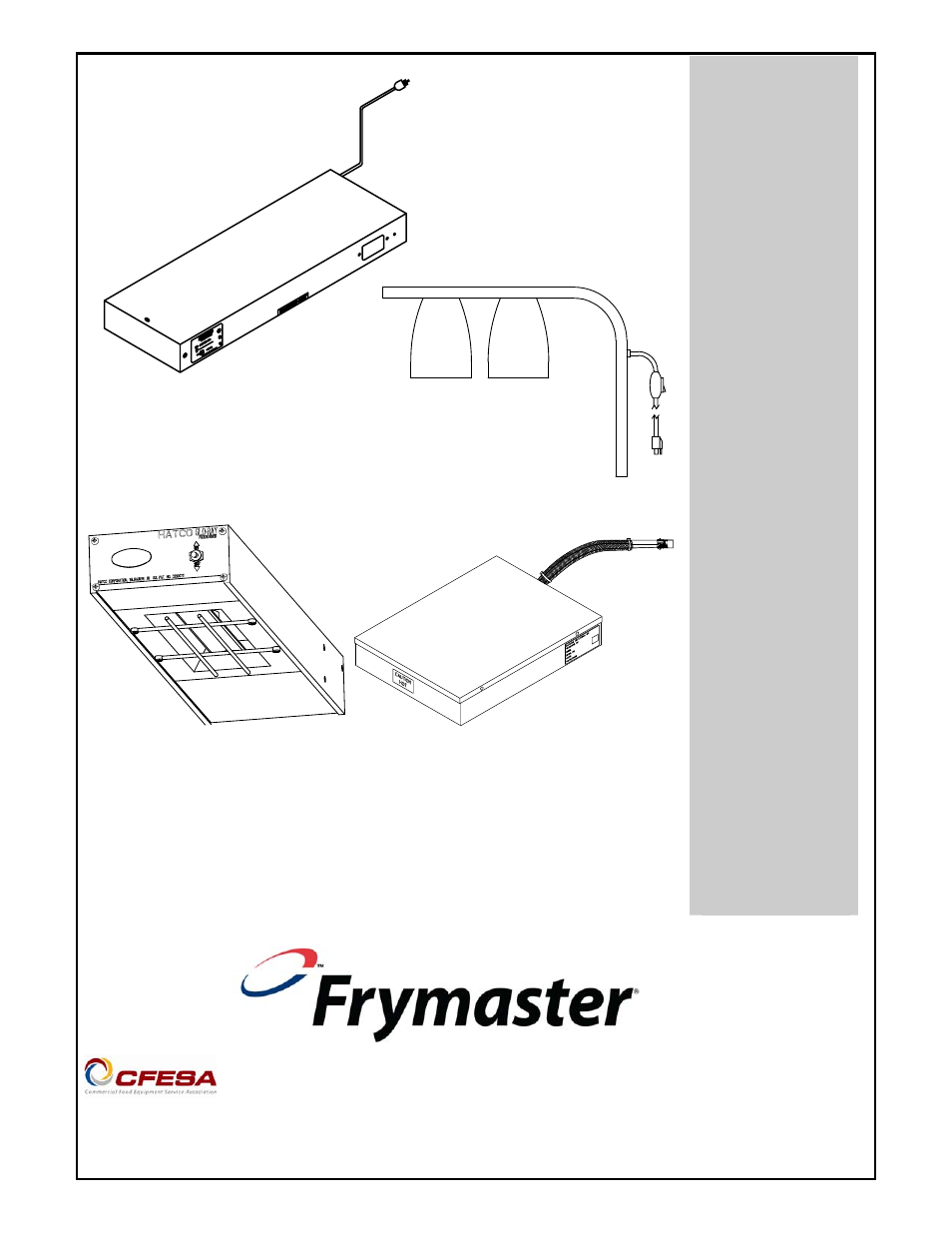 Frymaster FWH-1 User Manual | 14 pages