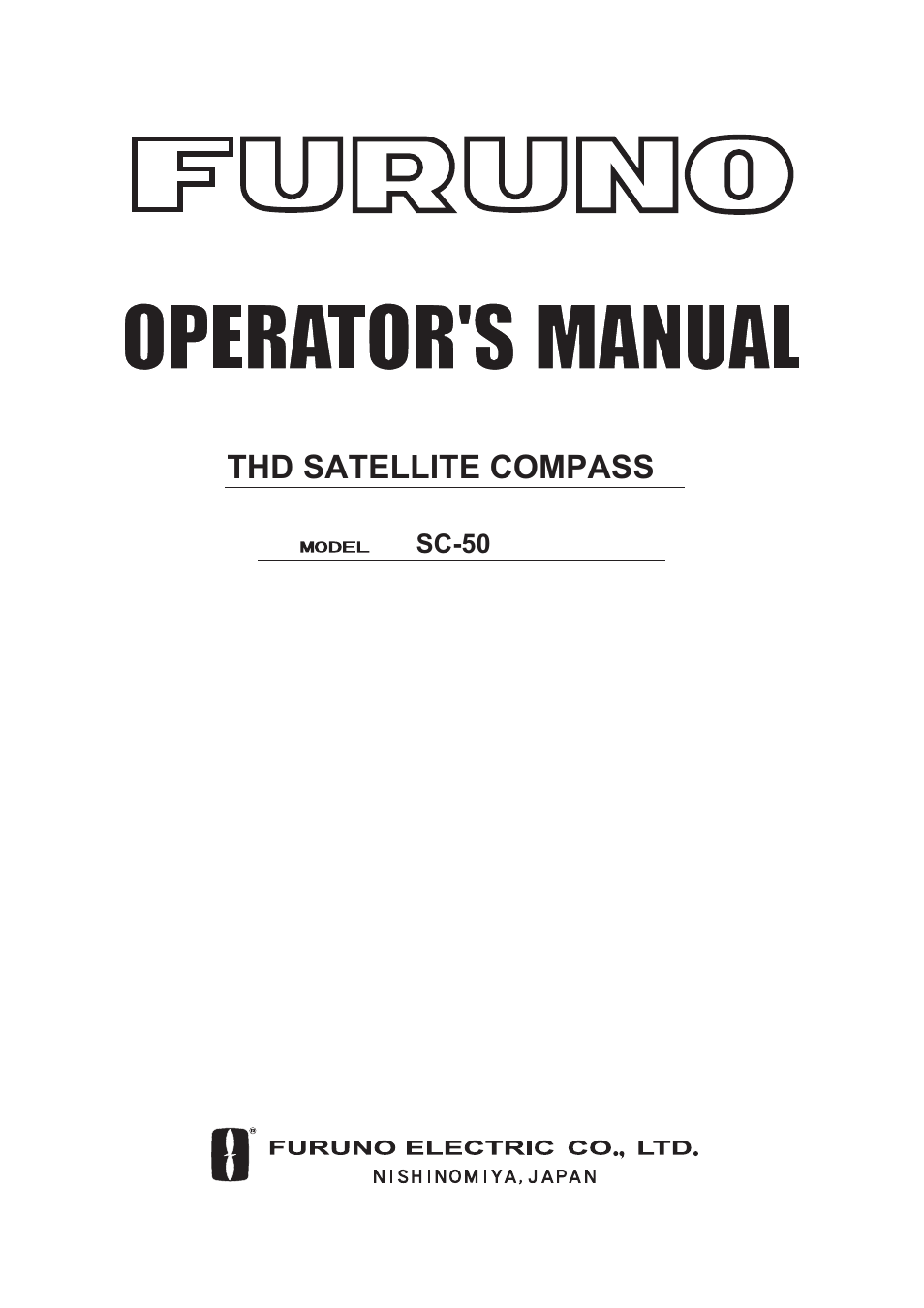 Furuno Sc 50 User Manual | 101 pages