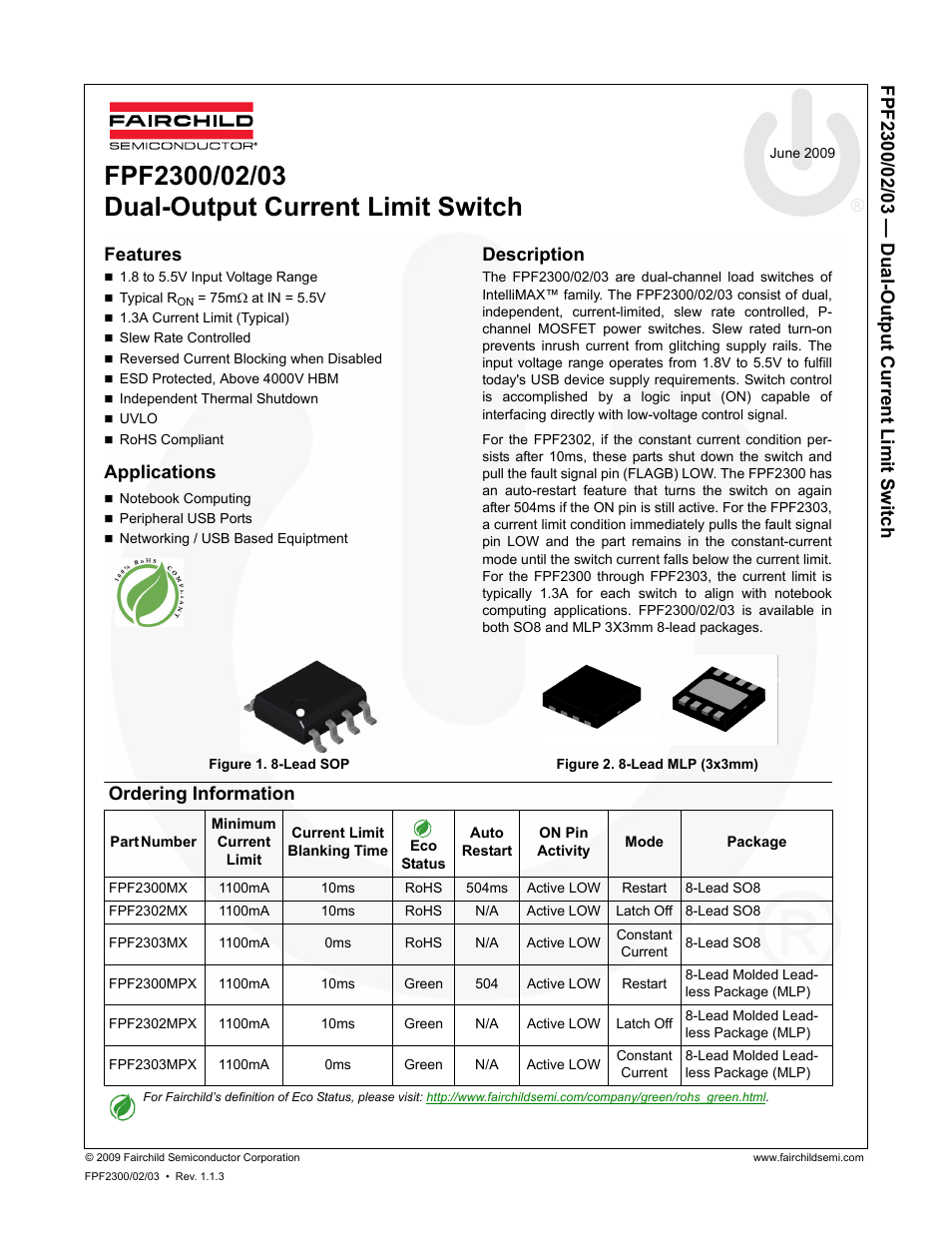 Fairchild FPF2300 User Manual | 19 pages