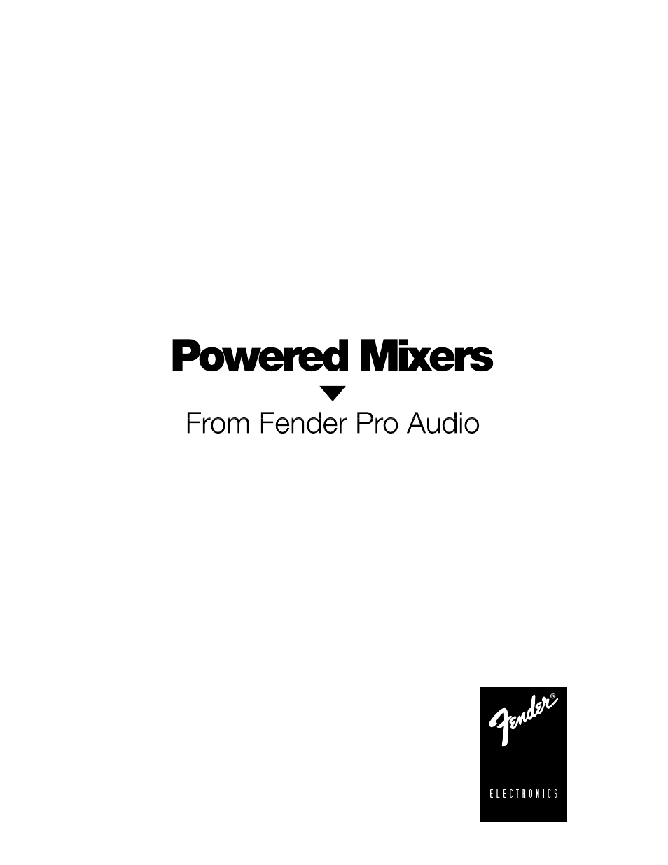 Fender SR-8520PD User Manual | 14 pages