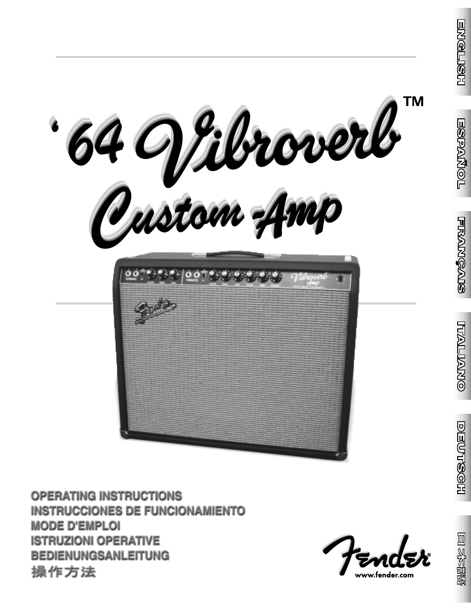 Fender 64 Vibroverb User Manual | 20 pages