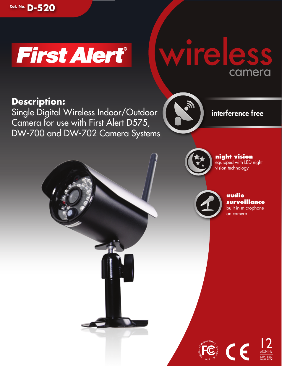 First Alert D-520 User Manual | 2 pages
