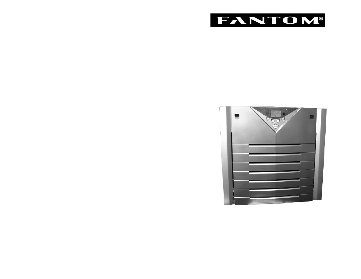 Fantom Vacuum AP500H User Manual | 8 pages