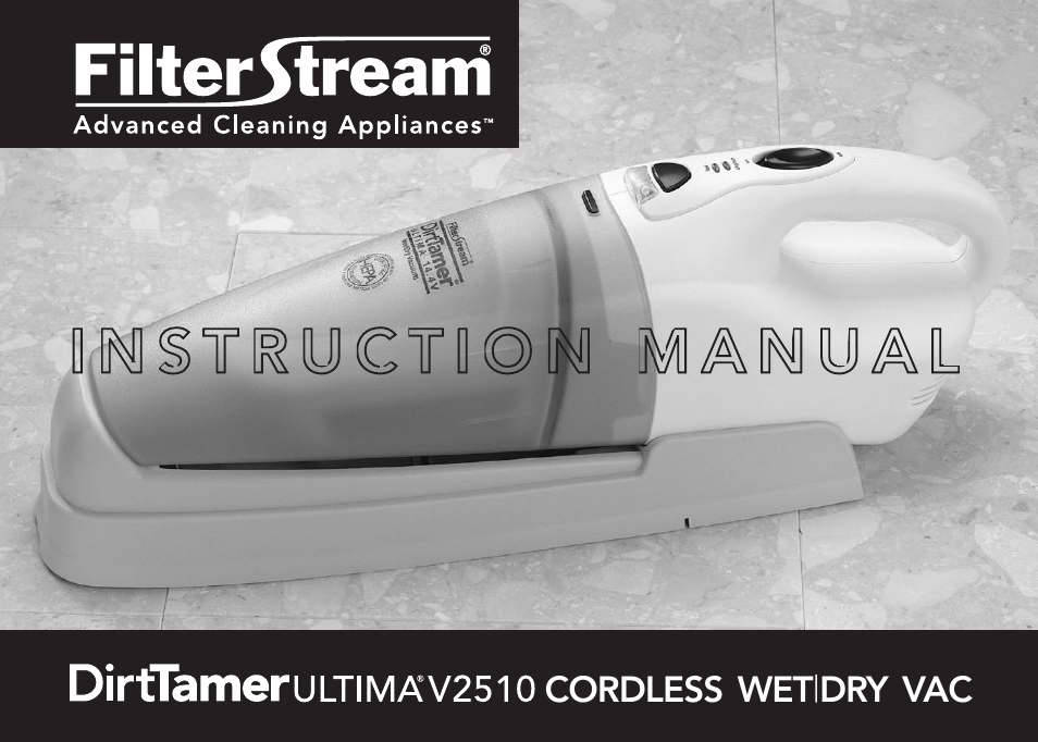 FilterStream V2510 User Manual | 20 pages