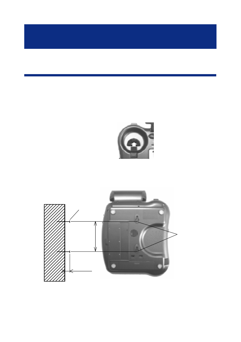 Installation, 80 mm, Wall mounting holes 7 mm screw | Geemarc CL400 User Manual | Page 11 / 47