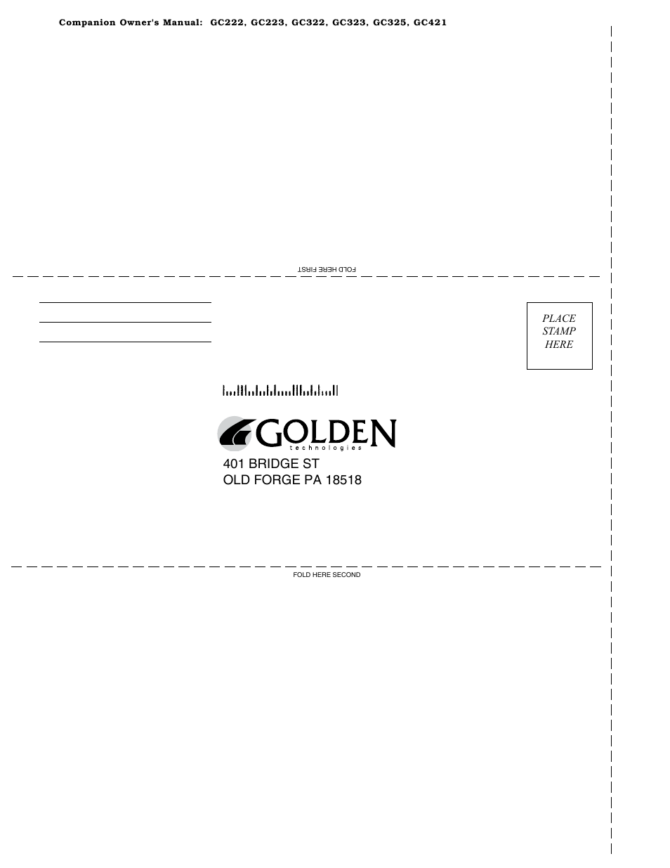 40 companion | Golden Technologies Companion II User Manual | Page 40 / 41