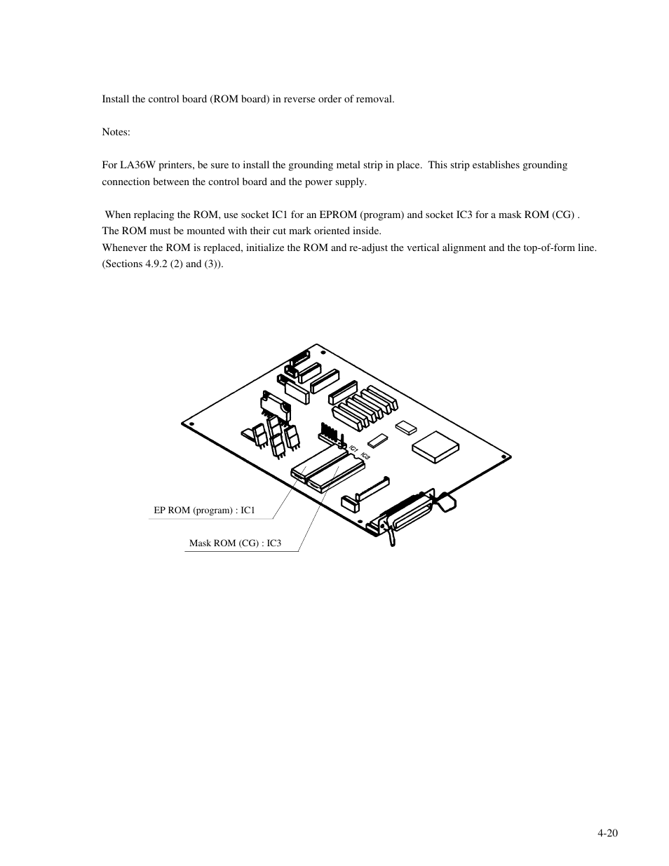 Genicom MatrixPrinter LA36 User Manual | Page 56 / 138