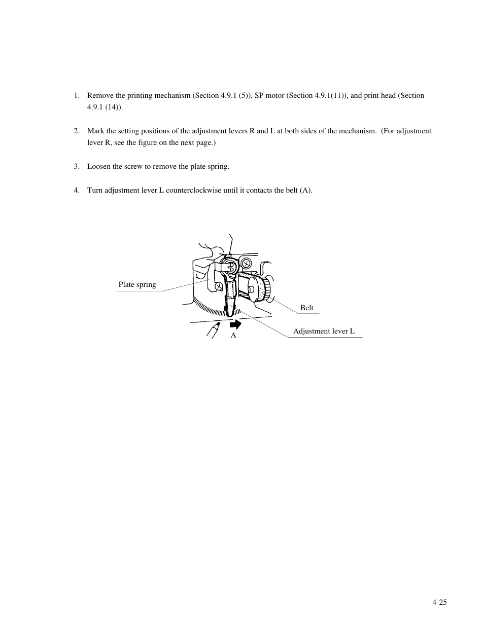 Genicom MatrixPrinter LA36 User Manual | Page 61 / 138