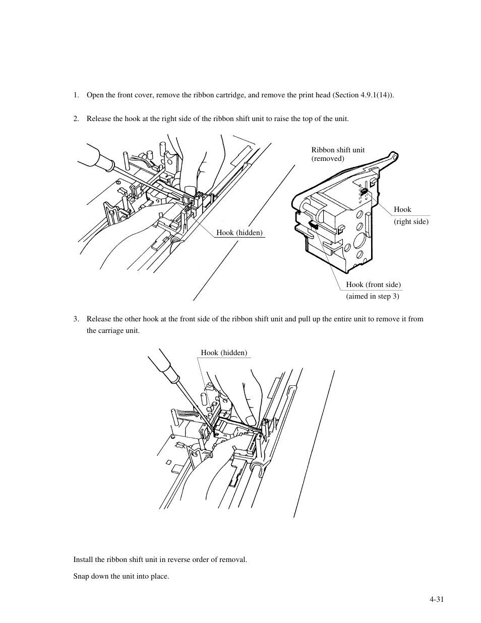Genicom MatrixPrinter LA36 User Manual | Page 67 / 138