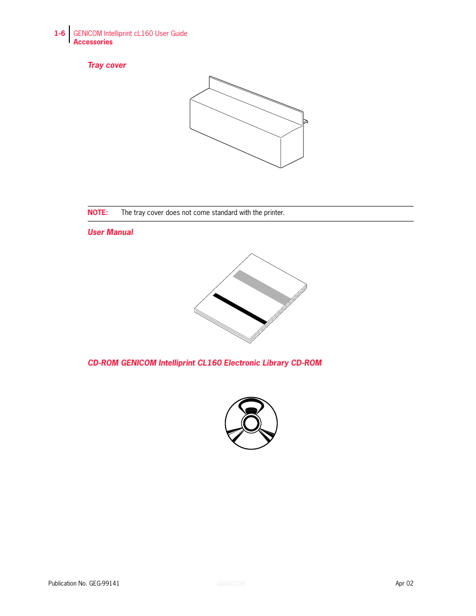 Genicom cL160 User Manual | Page 26 / 216