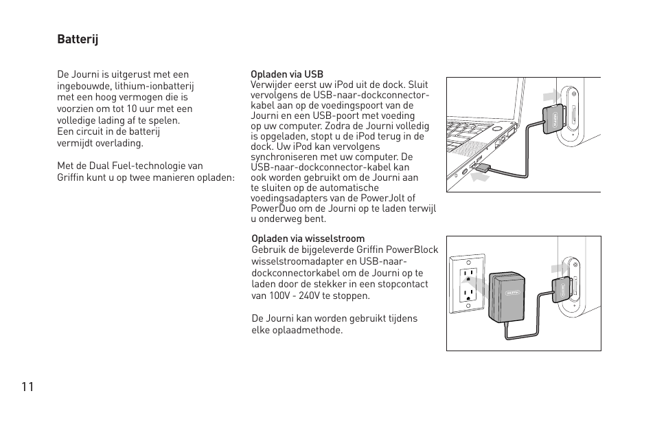 Griffin Technology Griffin TuneBuds Personal Mobile Speaker System User Manual | Page 11 / 42