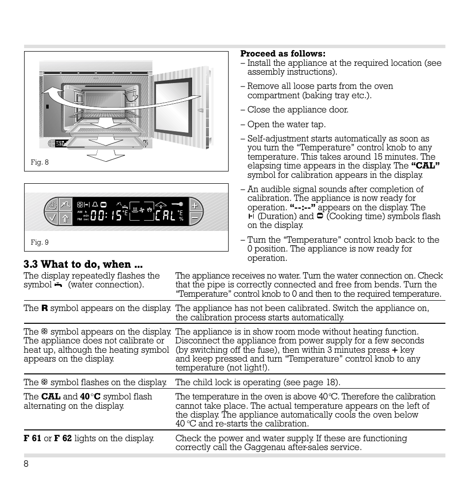 3 what to do, when | Gaggenau ED221 User Manual | Page 9 / 46