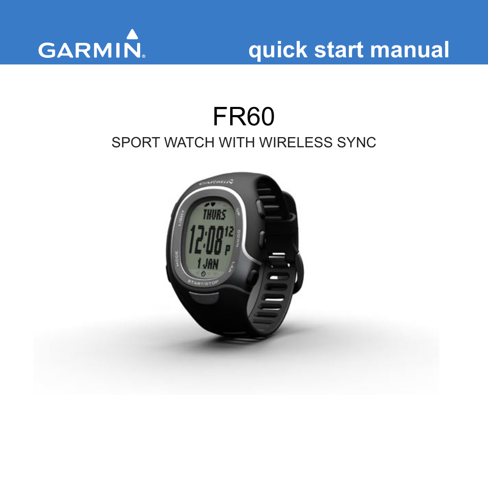 Garmin FR60 User Manual | 12 pages