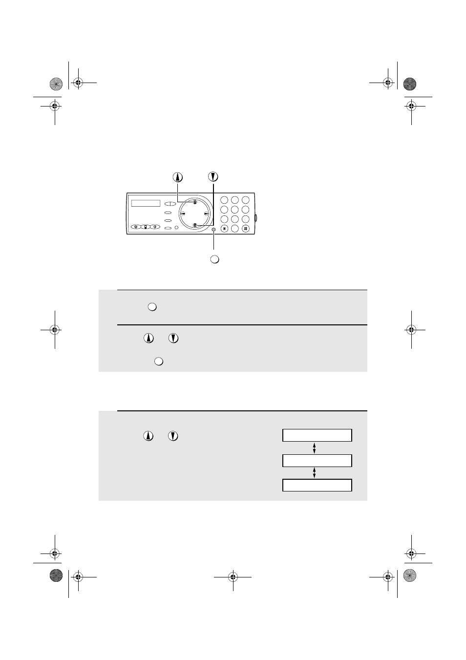 Volume adjustment - fax machine, Speaker, Fax machine handset | GE UX-CL 220 User Manual | Page 32 / 143