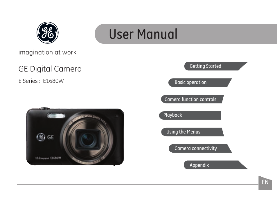GE E1680W User Manual | 86 pages