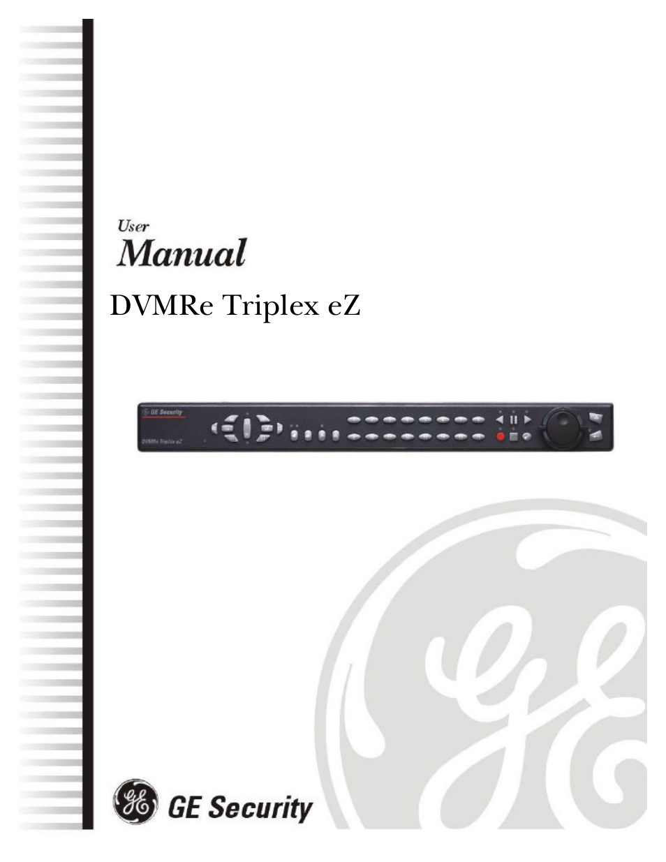 GE Triplex DVMRe 4eZT User Manual | 81 pages