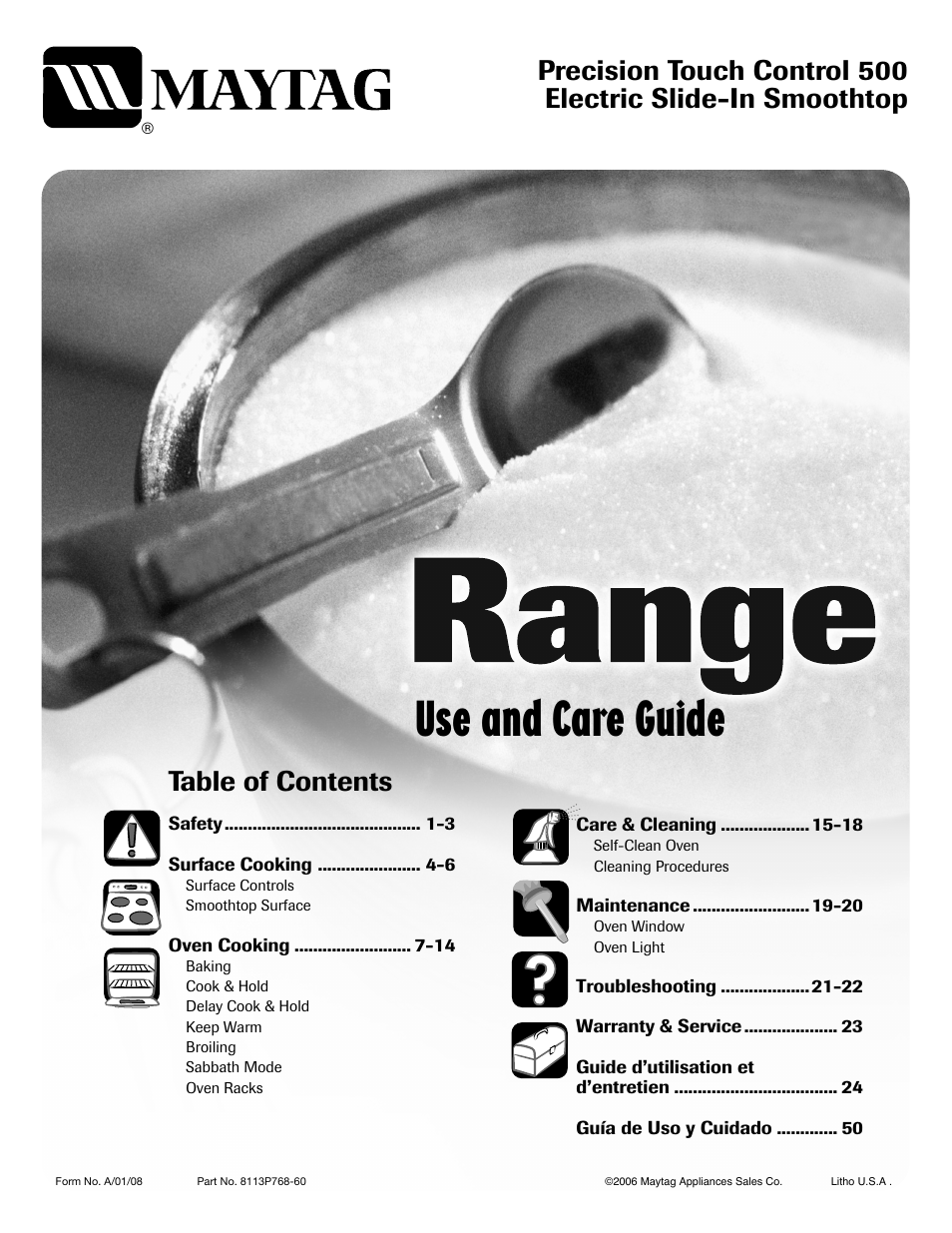 Maytag 8113P768-60 User Manual | 76 pages