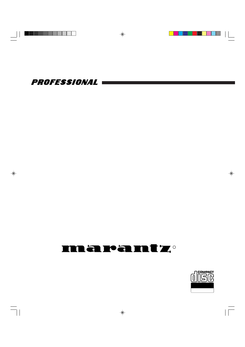 Marantz CDR631 User Manual | 33 pages