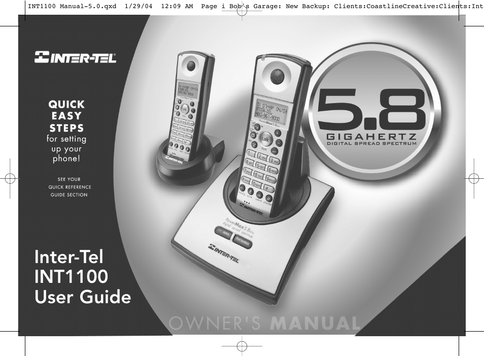 Inter-Tel INT1100 User Manual | 46 pages