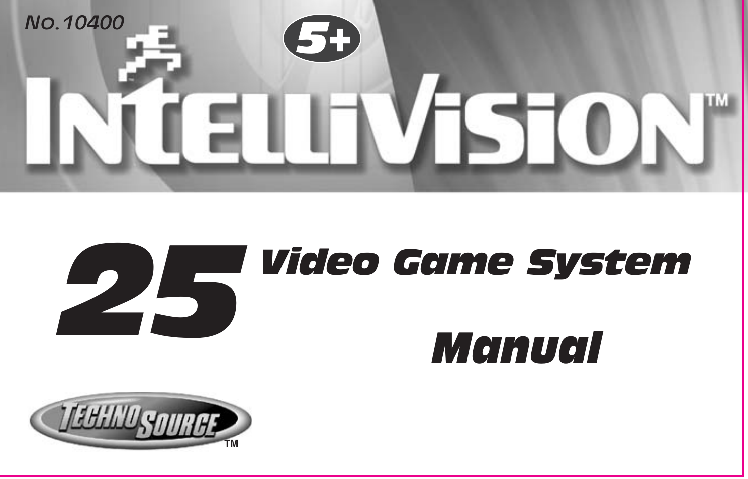 Intellivision Productions 10400 User Manual | 36 pages