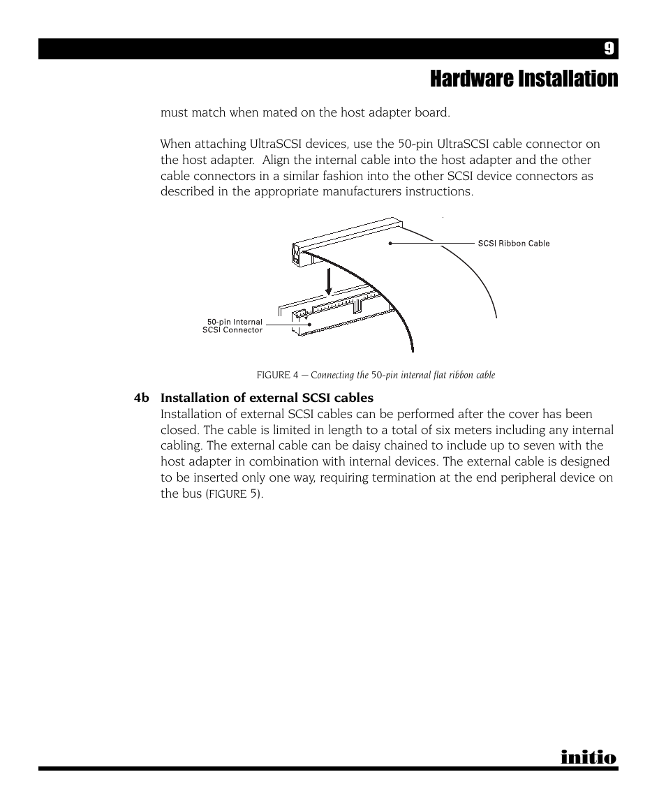 Hardware installation, Initio | Initio INI-9090U User Manual | Page 13 / 64
