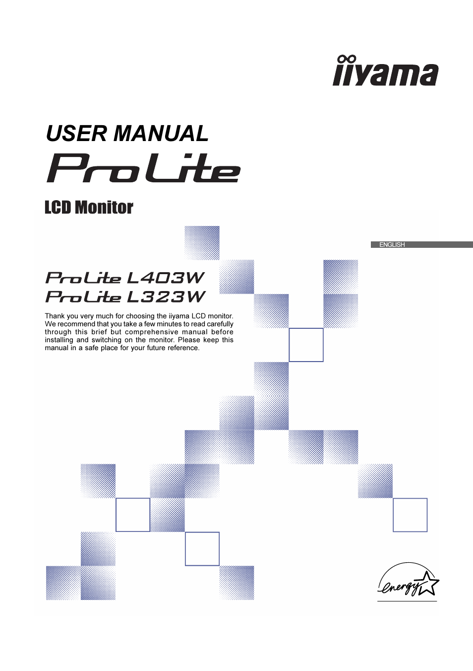 Iiyama L403W User Manual | 32 pages