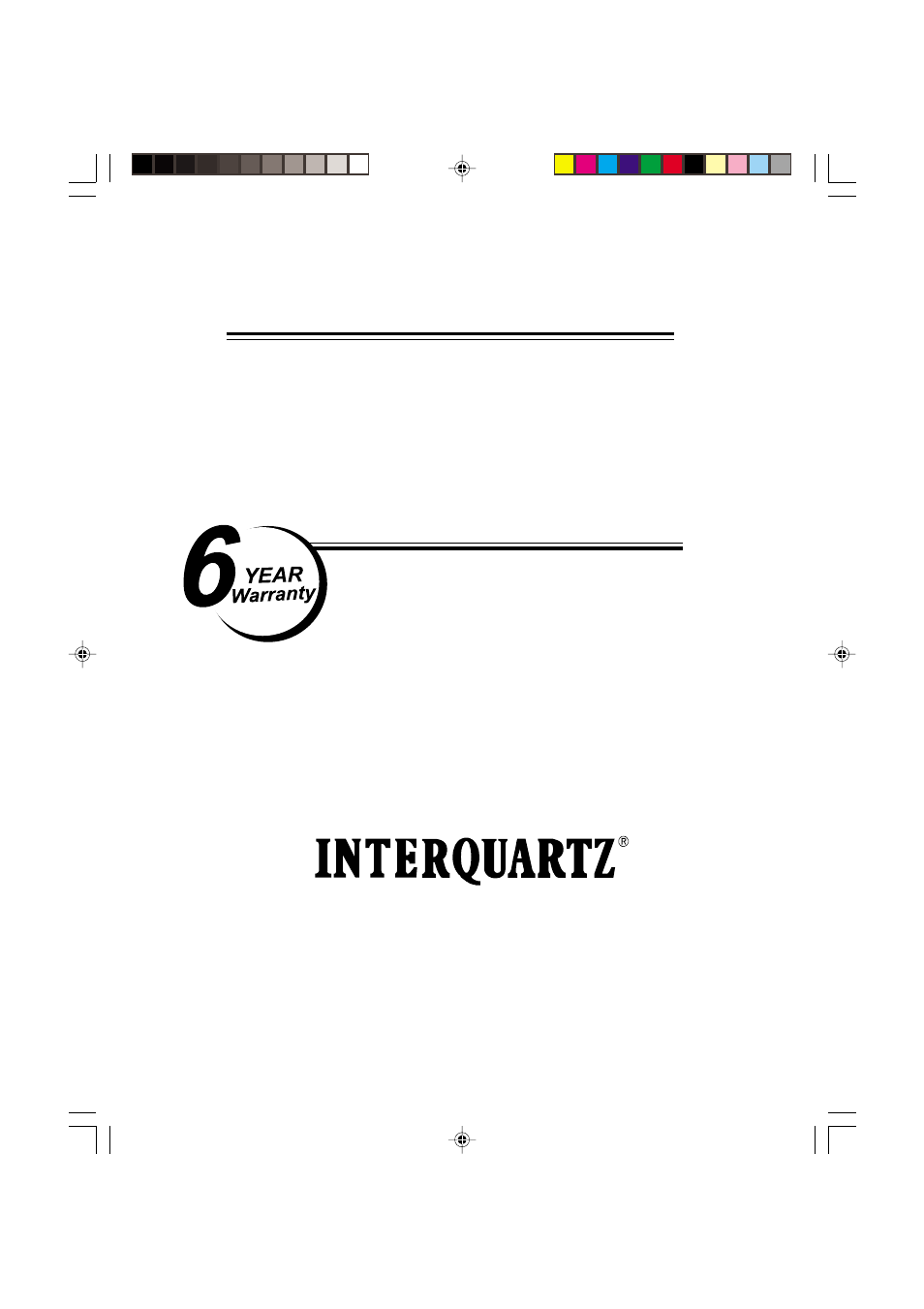 Interquartz IQ560E User Manual | 31 pages