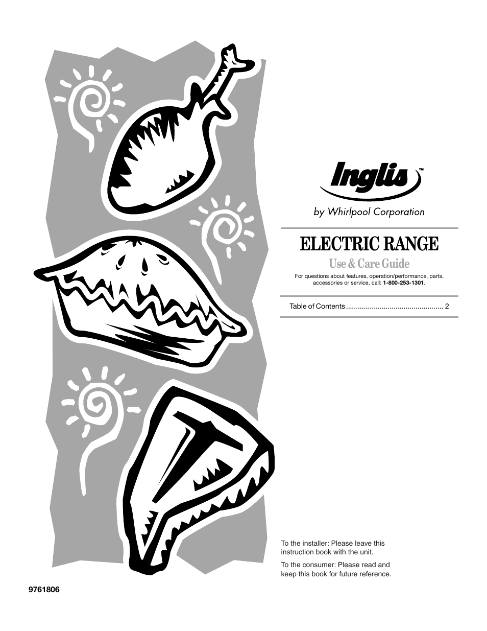 Inglis Home Appliances Range User Manual | 20 pages