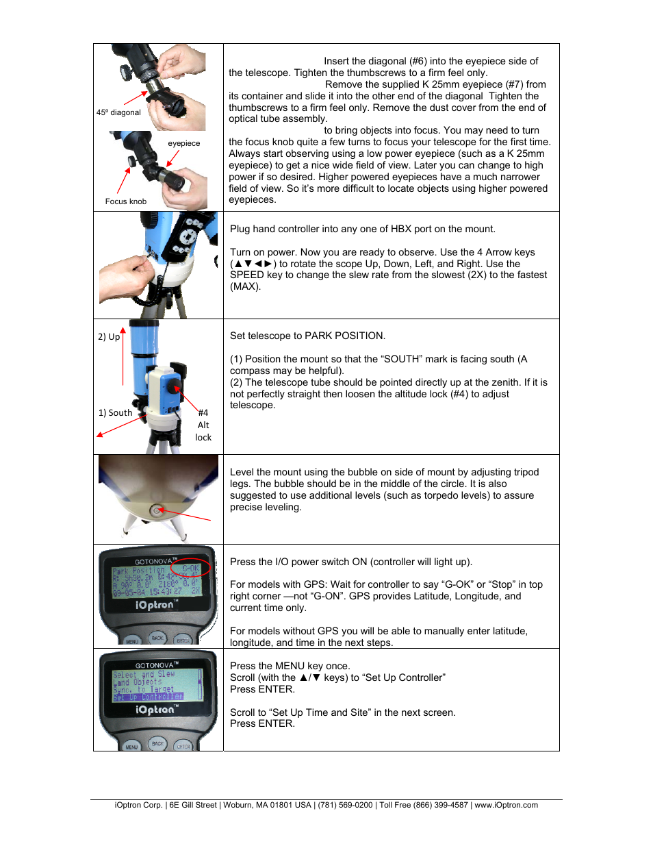 iOptron SmartStar 9801 User Manual | Page 3 / 4