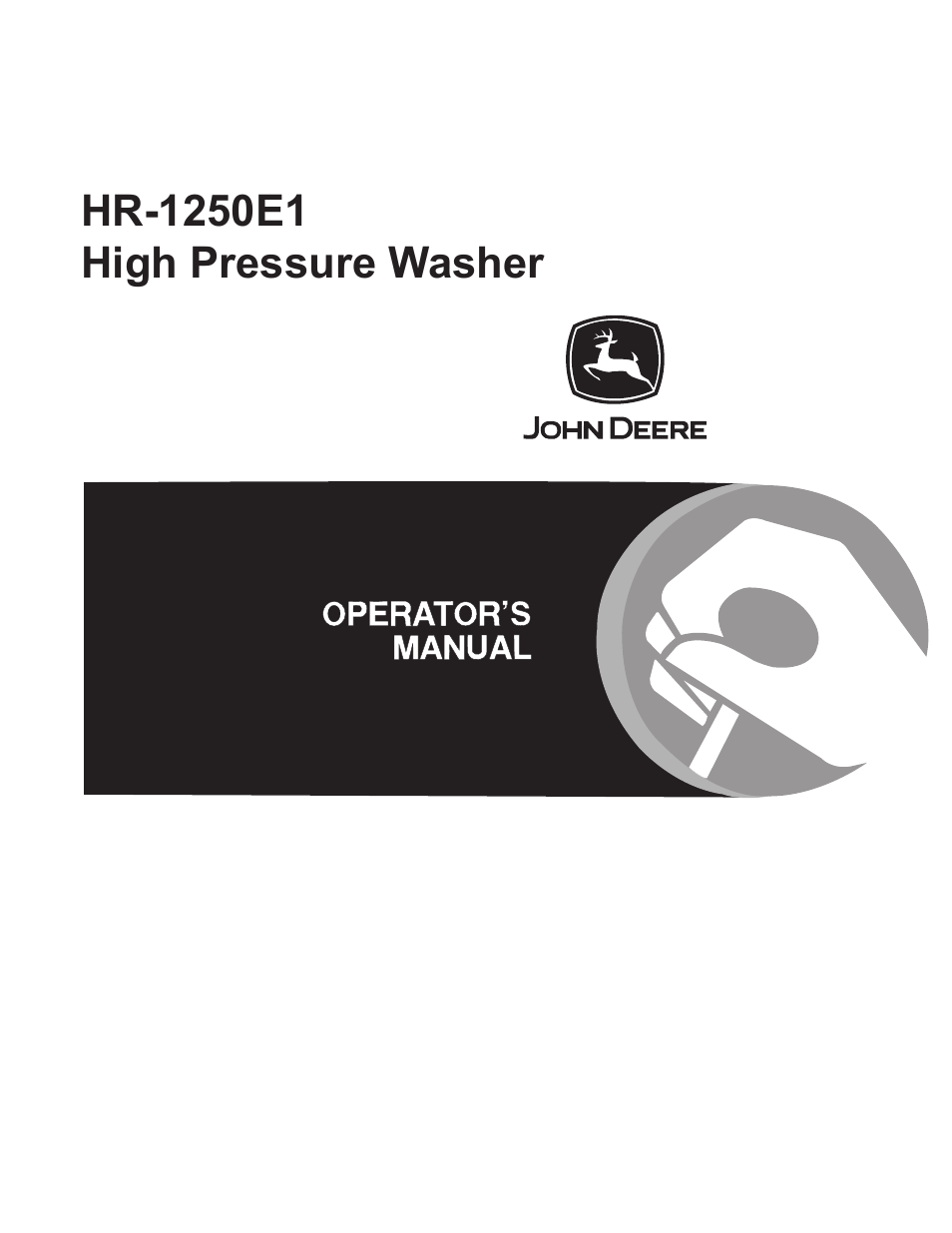 John Deere HR1250E1 User Manual | 116 pages