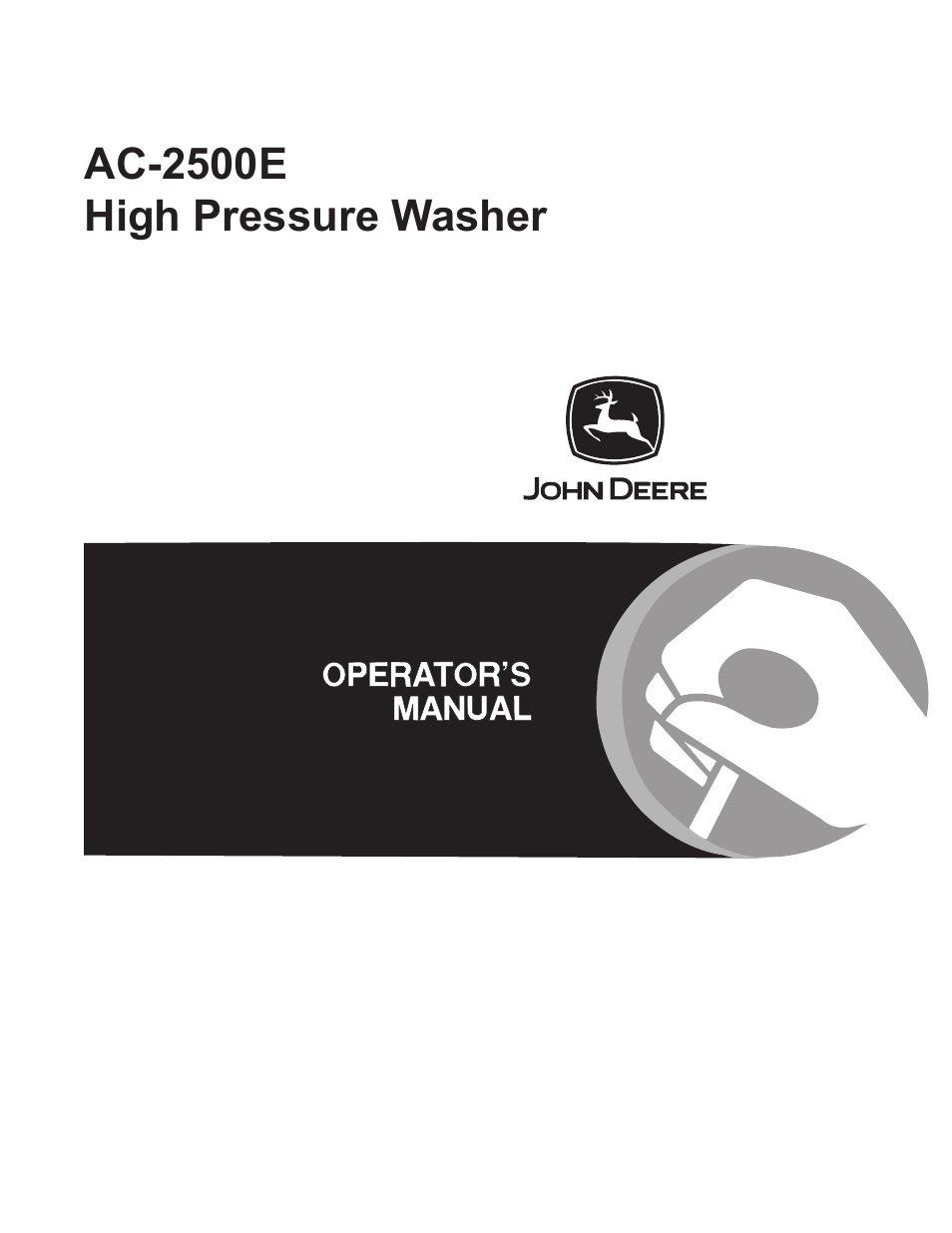 John Deere AC-2500E User Manual | 64 pages