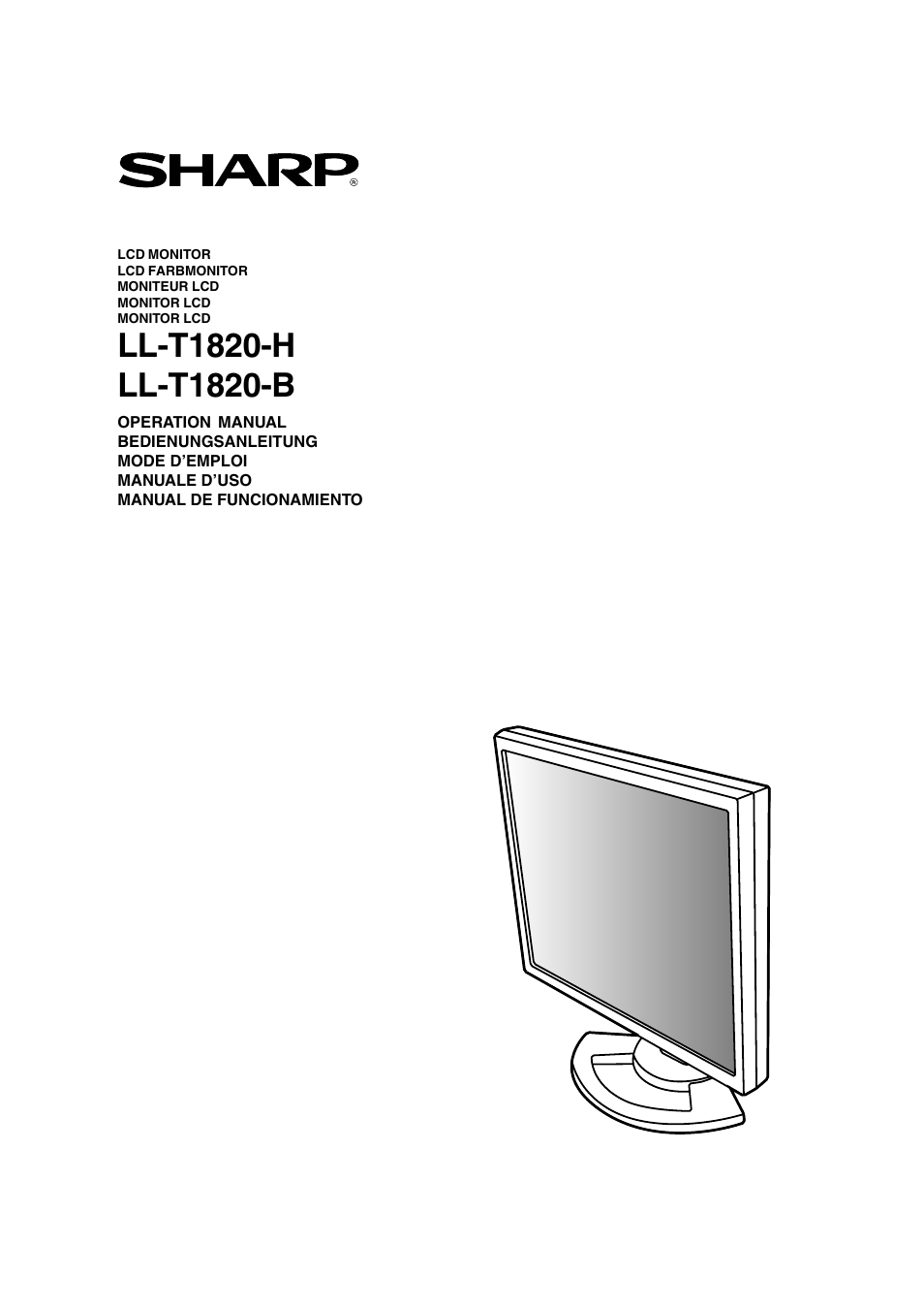 Sharp LL-T1820-B User Manual | 164 pages