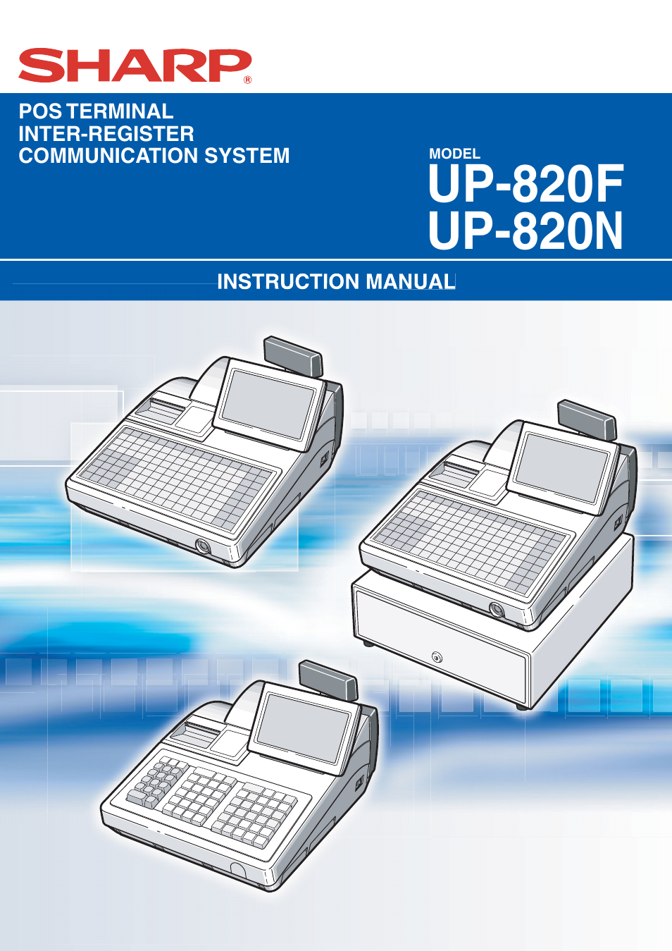 Sharp UP-820F User Manual | 68 pages