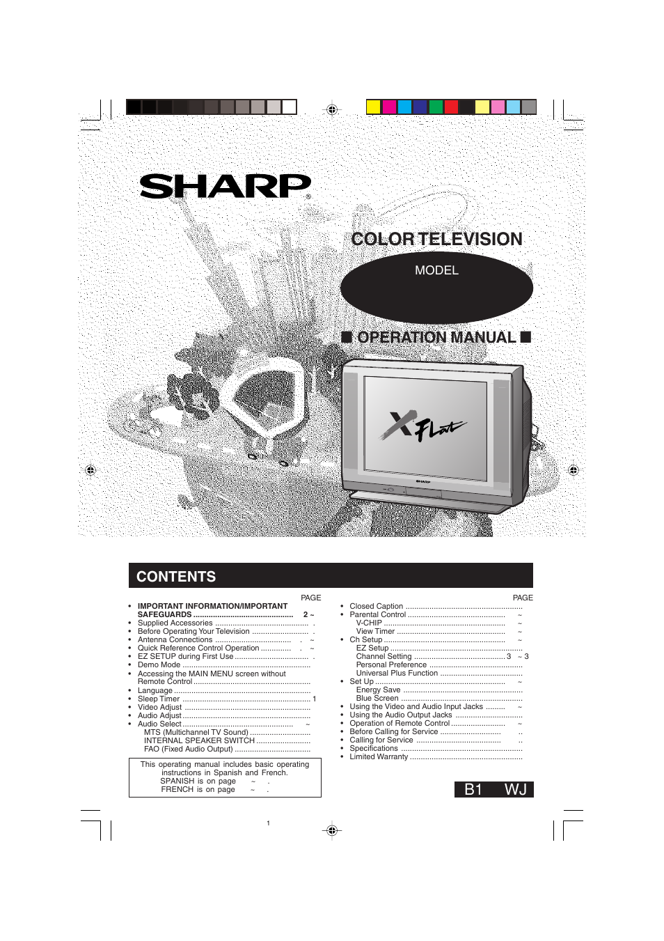 Sharp 20F540 L User Manual | 59 pages