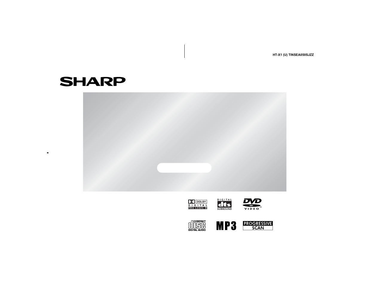 Sharp HT-X1 User Manual | 68 pages