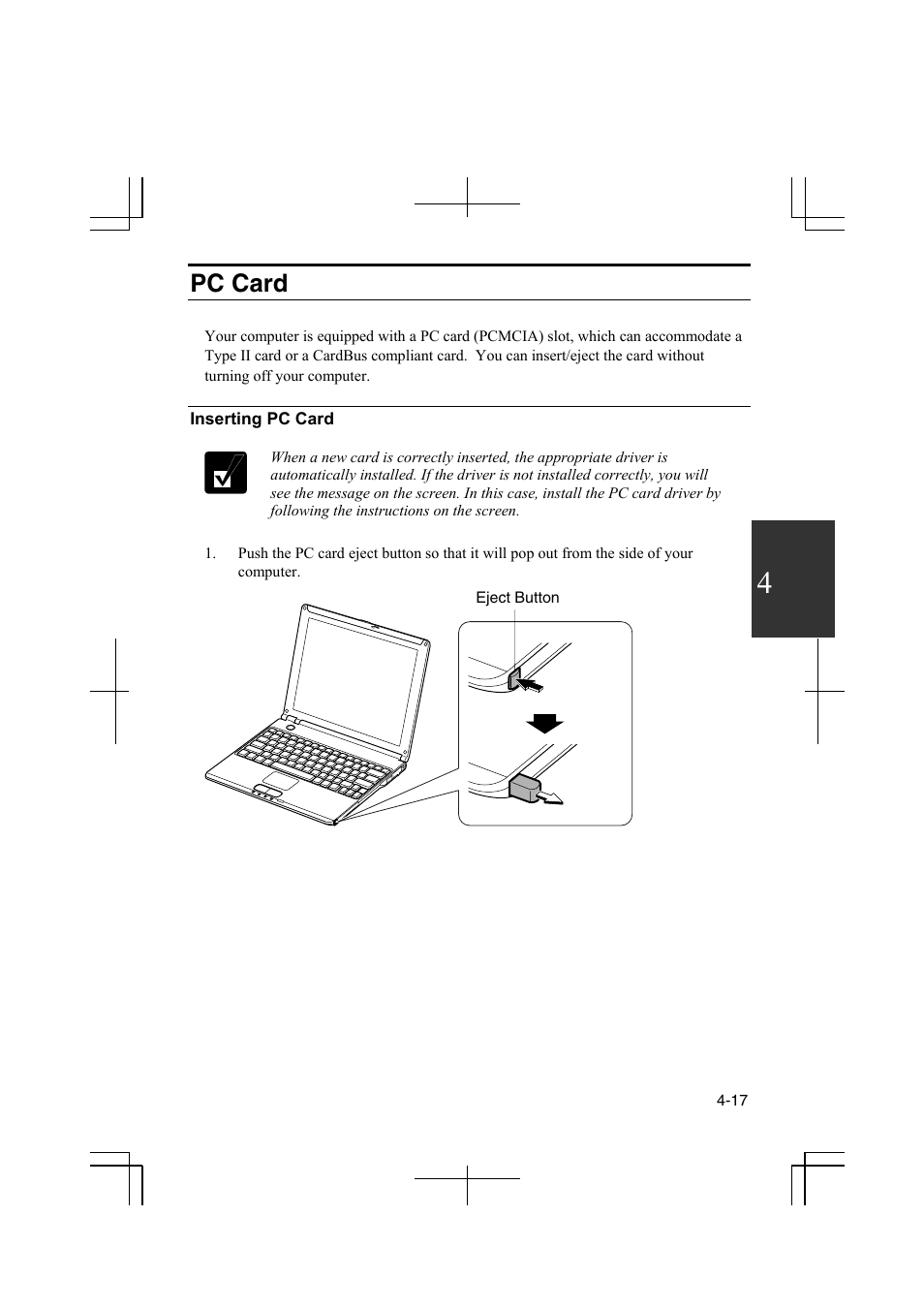 Pc card | Sharp PC-MM1 User Manual | Page 67 / 123