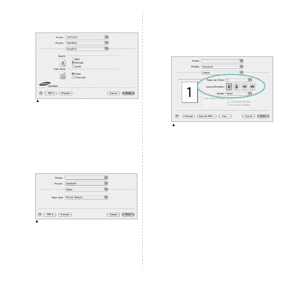 Printing multiple pages on one sheet of paper | Samsung CLX-3175FN User Manual | Page 215 / 218